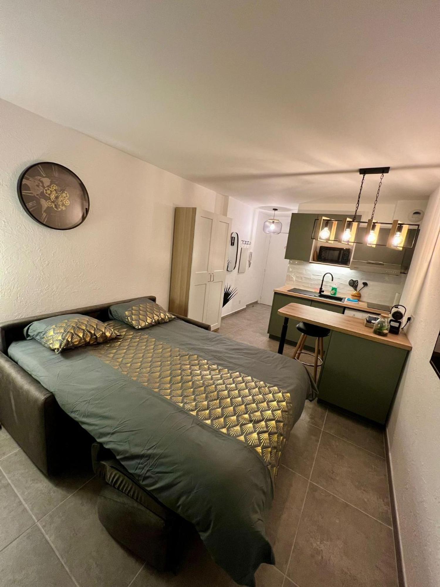 Studio Climatise, Cosy Et Calme Au Centre Ville Antibes Dış mekan fotoğraf